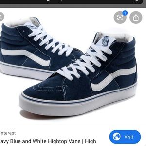 VANS HIGHTOP DARK BLUE
